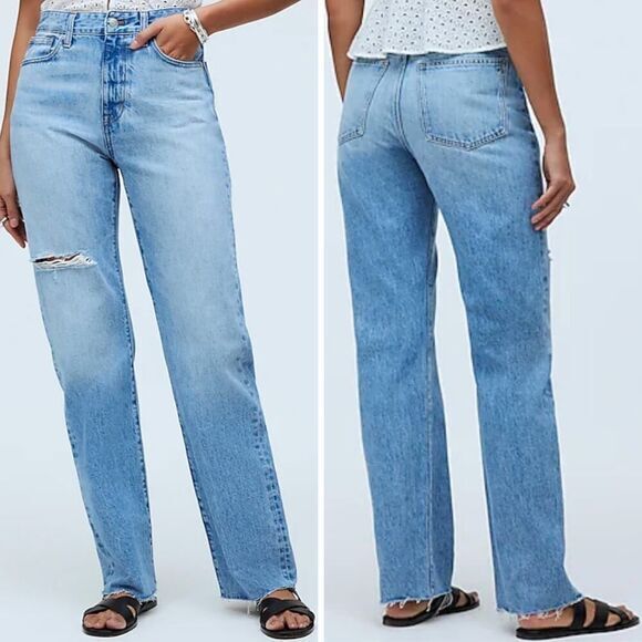 New!  Madewell The '90s‎ Straight Jean revoir wash, size 29 - Picture 1 of 16